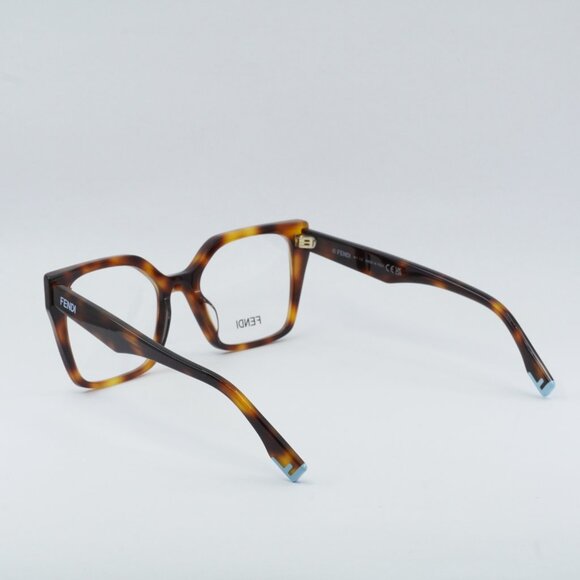 🕶️ New Fendi FE50002I 053 52mm Eyeglasses - Havana Frame - Picture 8 of 9